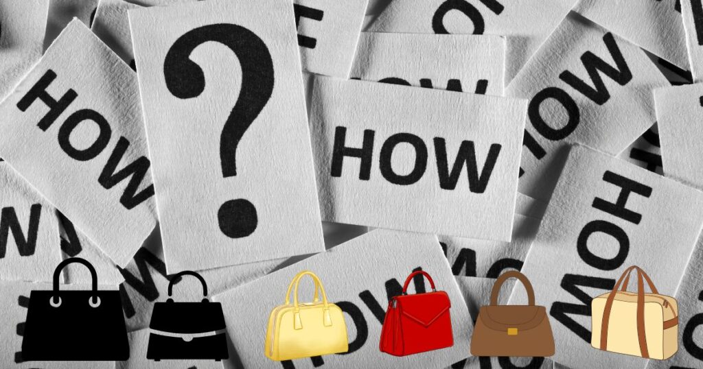 HOWや？のカードとバッグのイラスト