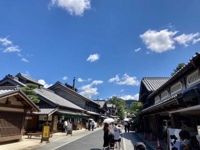 伊勢神宮前の通り